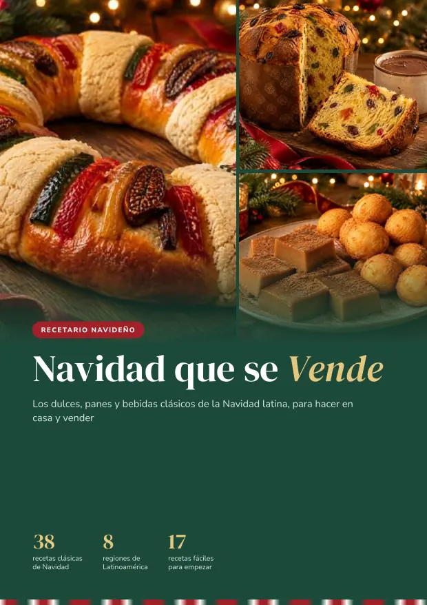 Portada del recetario Navidad que se Vende