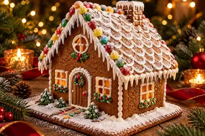 Casita de galleta de jengibre